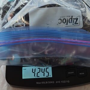 Mixed Jewelry Scrap & DIY Lot 4.2 lbs, Various Colors & Materials